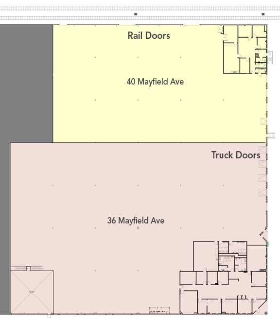 Rail to truck Cross dock Warehousing at Mayfield Ave Image 3